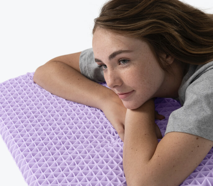 The Purple® Pillow The Most Supportive Pillow Science Can Dream Up