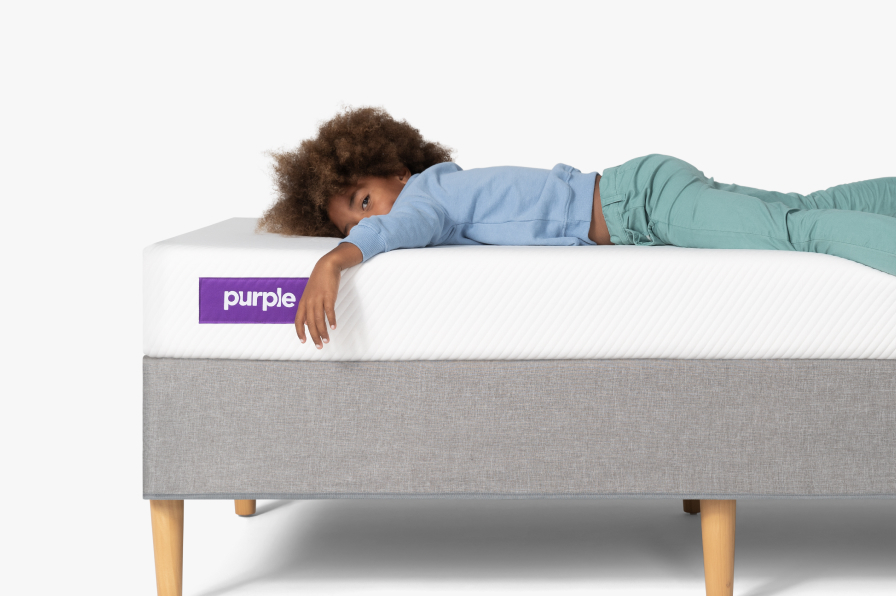 kids purple bed